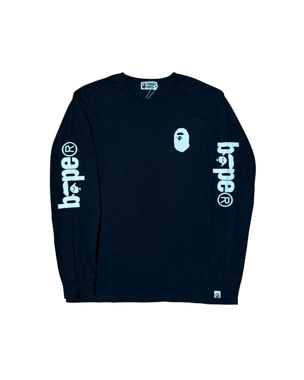 A Bathing Ape BAPE Head Logo Long Sleeve